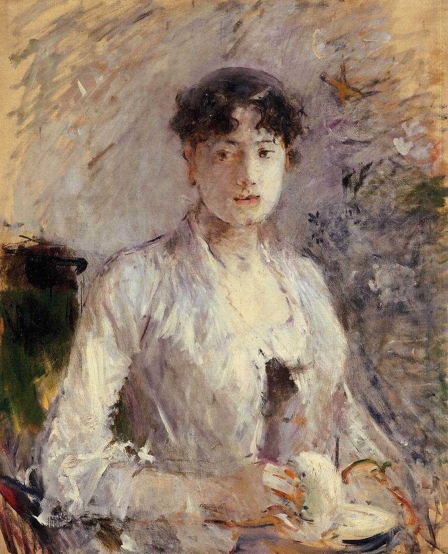 “Ung kvinne i Mauve” av Berthe Morisot
